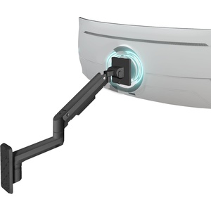 image:imageMountIt HeavyDuty Wall Mount Arm for 49 Curved amp Ultrawide Monitors GasSpring Full Motion 235 Reach 44lb Capacity VESA 75100 SingleStud Install